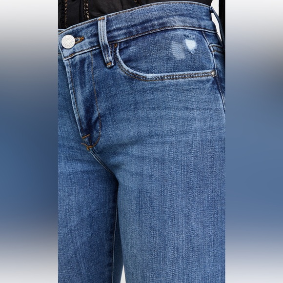FRAME High Flare Jeans size 26, Sunfaded rips, SOLD OUT! NWT! $238 - Picture 4 of 11